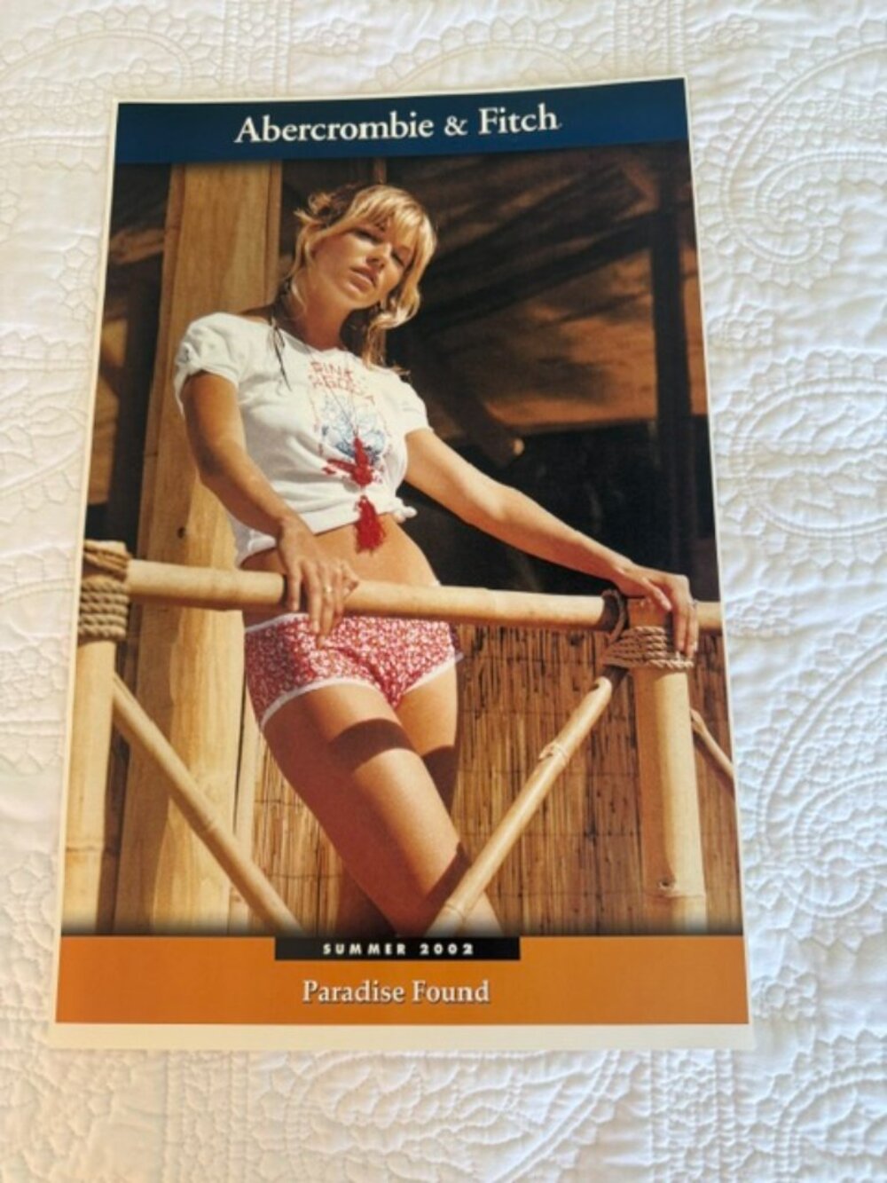 abercrombie & fitch paradise found summer 2002 poster